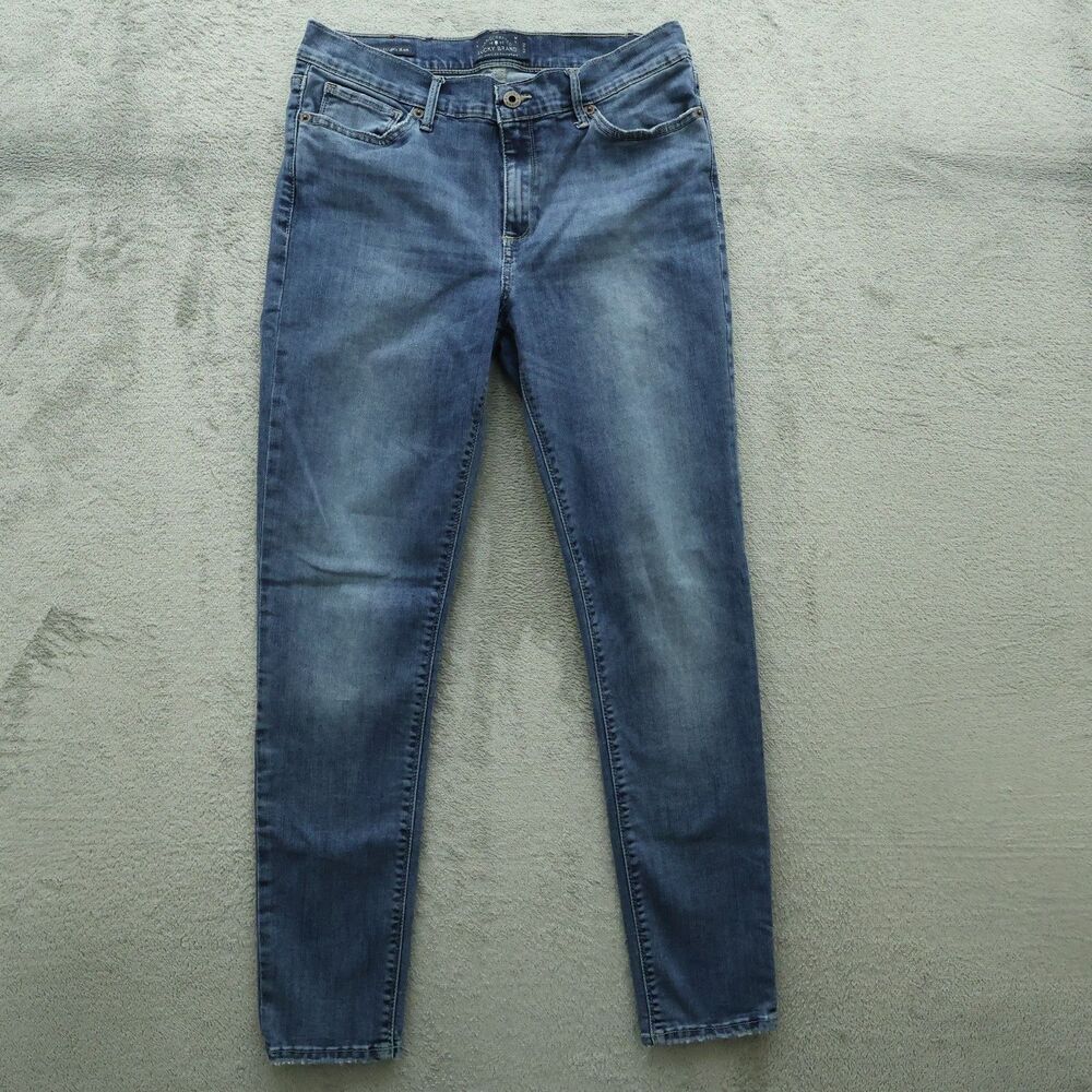 Lucky Brand Jeans Women's Size 10 Blue Mid-Rise Brooke Legging Denim 28" Inseam
